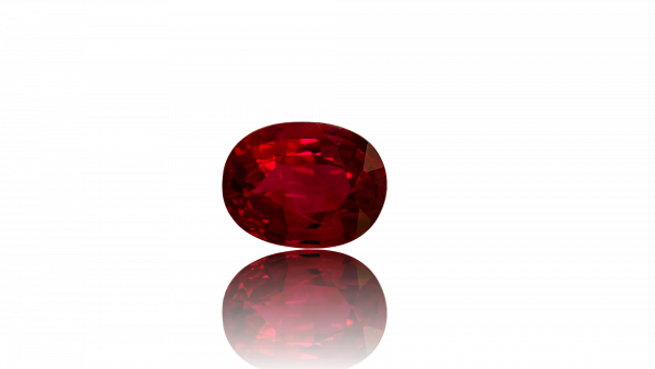 Rubis ovale 1.75 ct,mozambique 8 x 6 mm